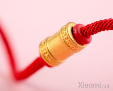 Золотой браслет Xiaomi LuckyME Gold  beads bracelet 17 см 2.1 г Red